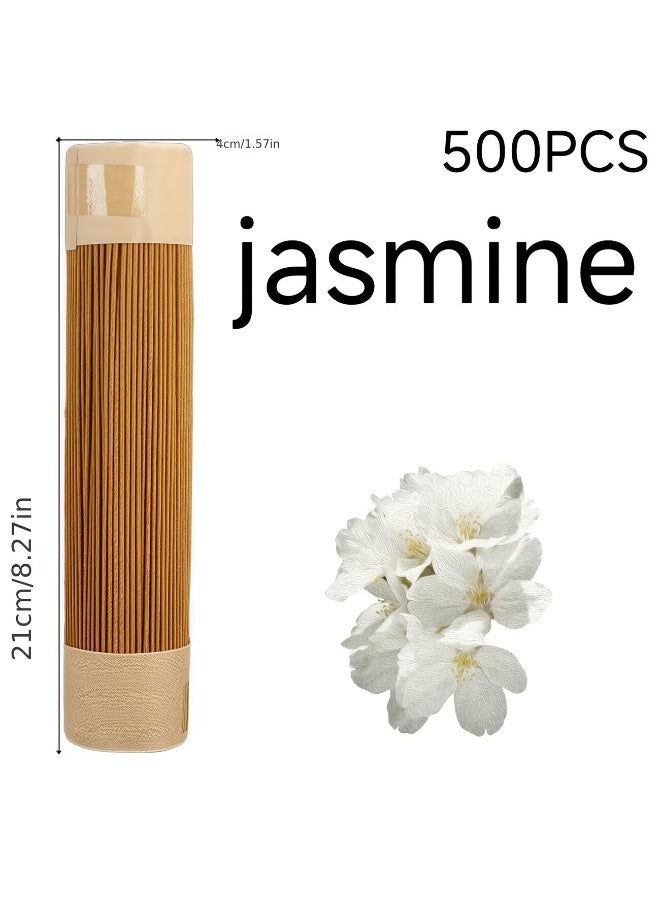 أعواد بخور | خشب الصندل، خشب العود، العود، البخور، الياسمين، الخزامى، المريمية، الورد | معطر منزلي. مناسب لليوغا، التأمل، الاسترخاء، والمهرجانات. 410 عود (أعواد الياسمين) - Image 2